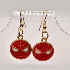 Spider Man Earrings - Super Hero Earrings - Marvel Earrings